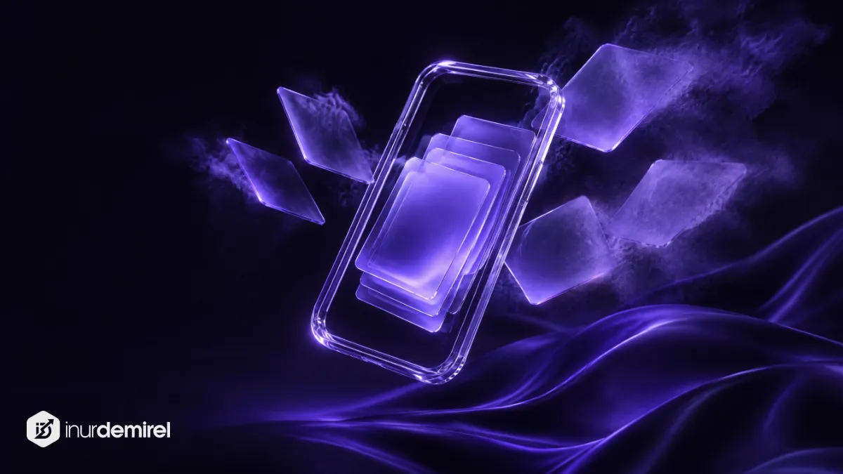 Telefon biçimli cam çerçevenin dışına taşıp buğulanarak kaybolan cam kartlar